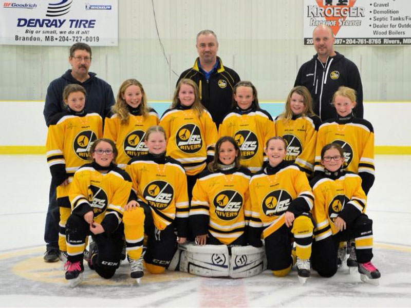 Rivers Female Jets Hockey Team - Team Photo
