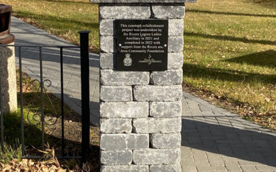 Entrance Way Pillars mark completion of Cenotaph Refurbishment Project